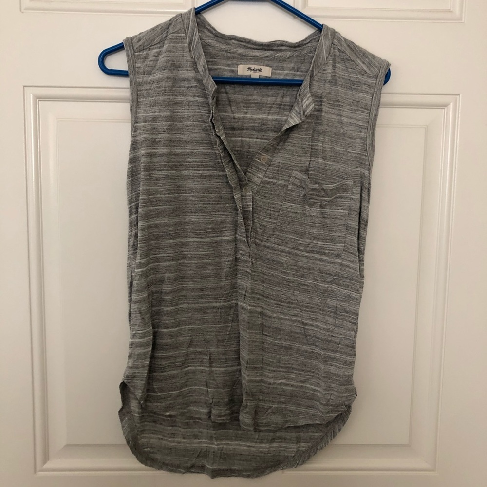 Madewell Sleeveless Tee Size XS